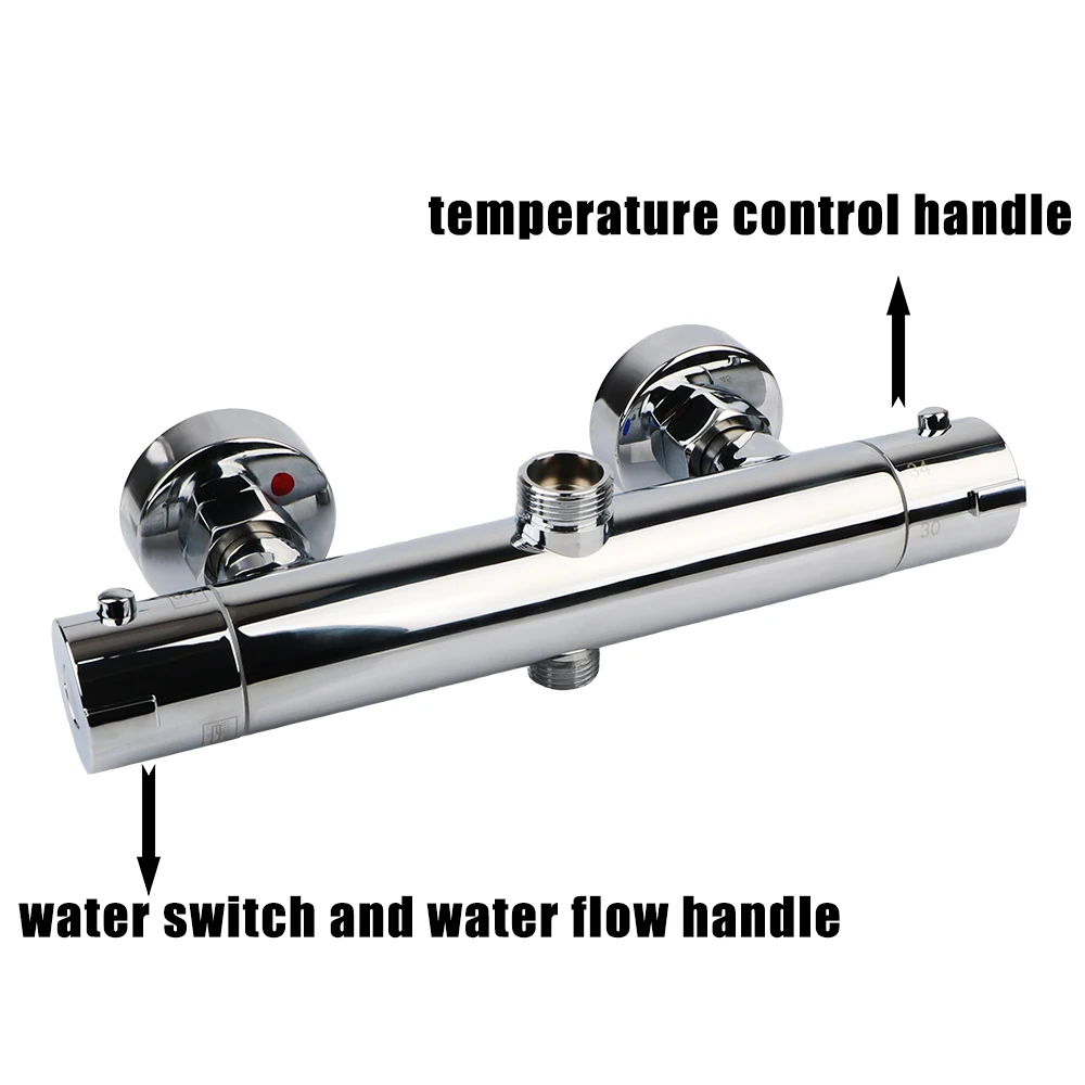 Imagem -02 - Válvula Termostática do Banheiro Misturador Misturador Inteligente Banheira Torneira do Chuveiro Alta Qualidade Nova Chegada