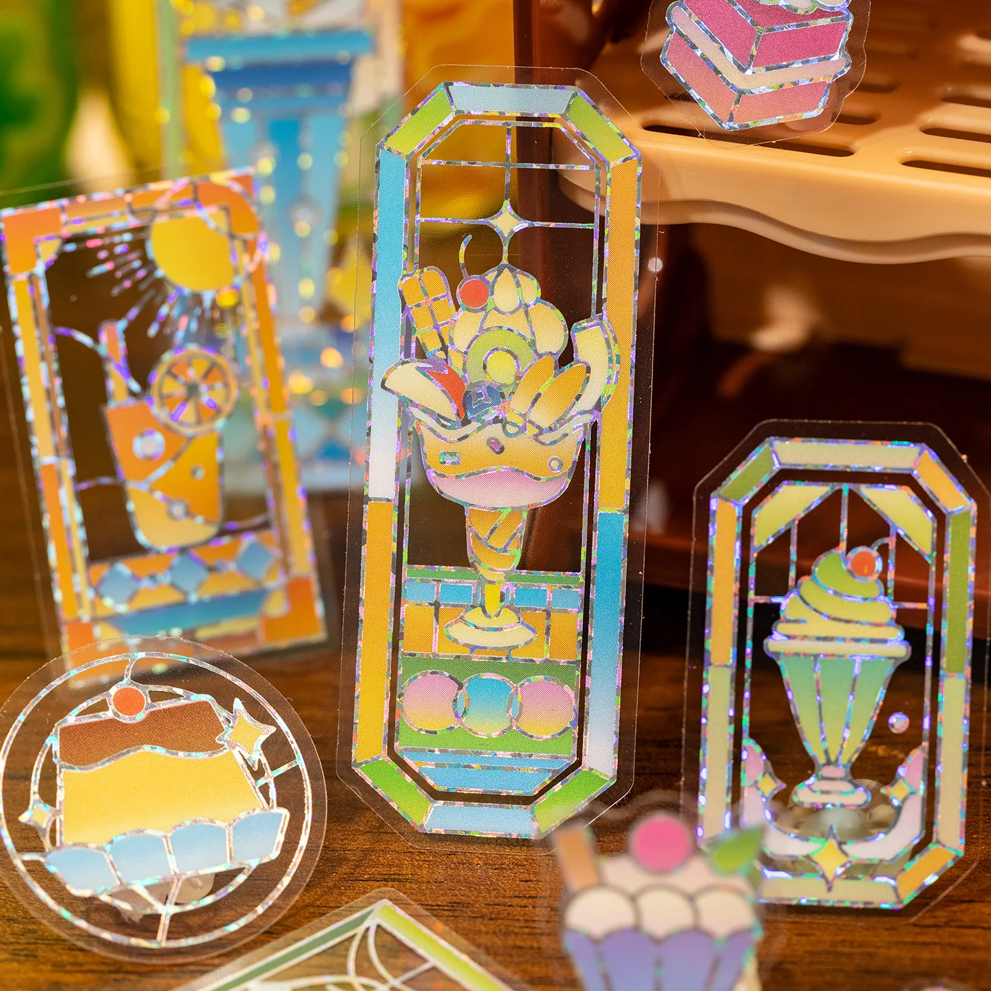 

30pcs/1lot Kawaii Scrapbook Sticker Tea time Scrapbooking Supplies Planner Decorative Stationery Sticker