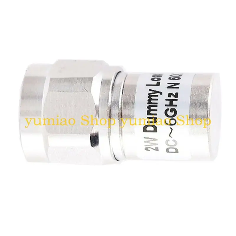 587B 2W RF Dummy Load Stable Transmission TypeN Male Termination Load Suitable Testing and Communication 3GHz 6GHz