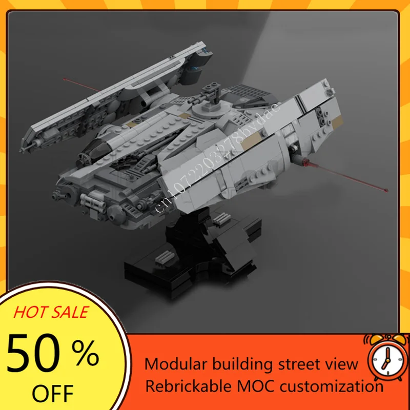 

926 шт. Fondor Haulcraft-коллекция звездного корабля, космическая война, военный MOC, космический корабль, боевая модель, пазлы на заказ, сделай сам, сборная игрушка в подарок