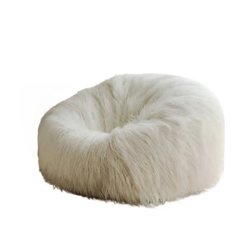 الفتيات البيج الكبير أريكة بنمط حقيبة الفول حشو كبير المتسكع العظام الأريكة نفخة أريكة بنمط حقيبة الفول غرفة المعيشة موبليس Sitzsack أثاث المنزل
