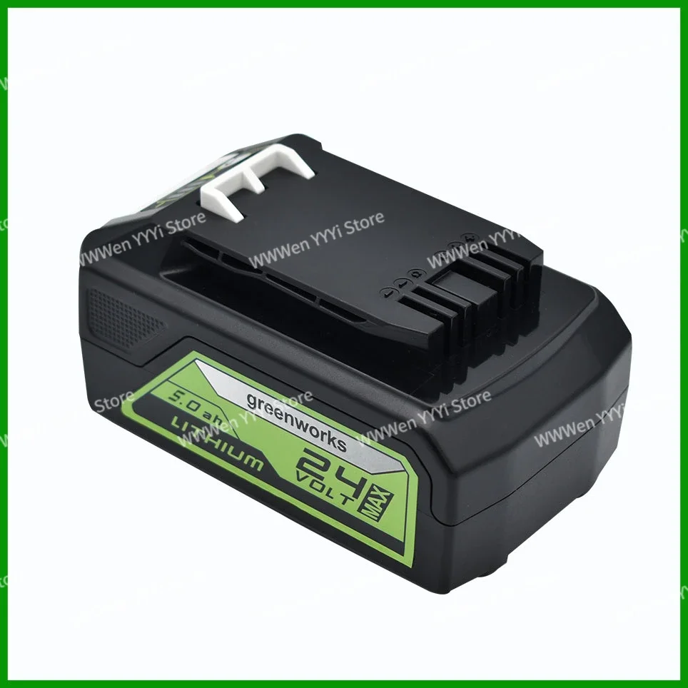 Imagem -06 - Bateria de Iões de Lítio Greenworks Bateria Greenworks 29842 Mo24b410 5.0ah 24v 5000mah 100 Novo