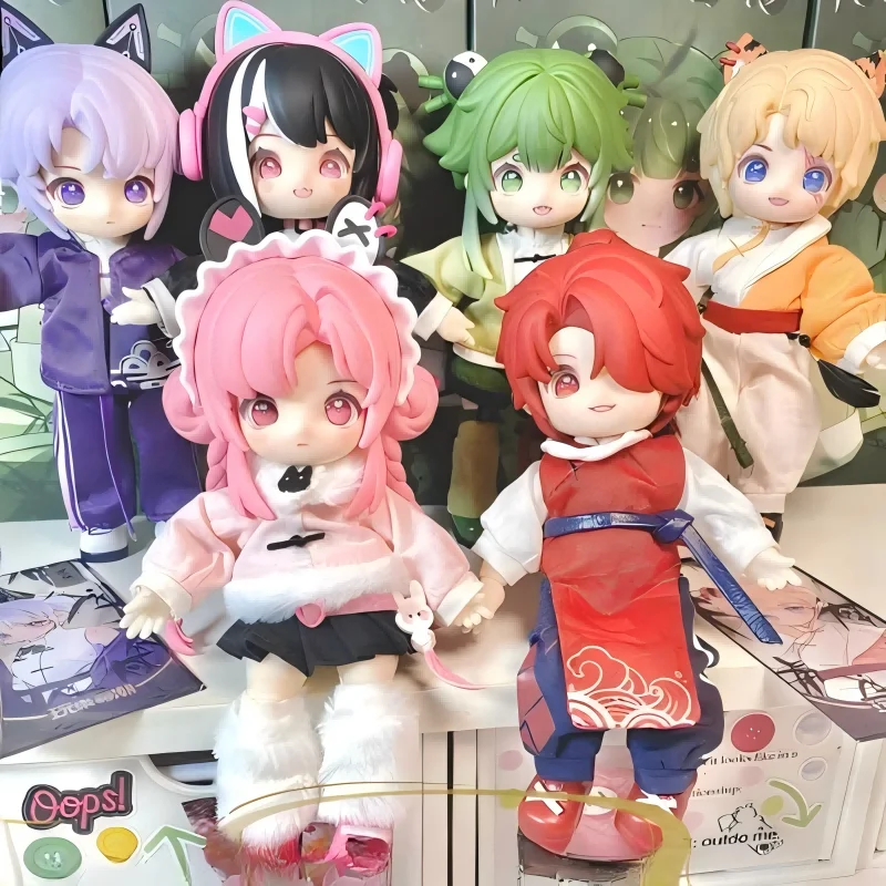 

NAGI Official Beast Cub Gen3 Study Tour Series: BJD Blind Box with Articulated Joints 1/12 Poseable Doll Collectible Gift