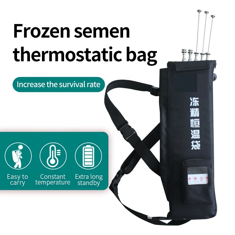Easy to Carry Extra Long Constant Temperature Standby Frozen Semen Thermostatic Bag Increase the Survival Rate