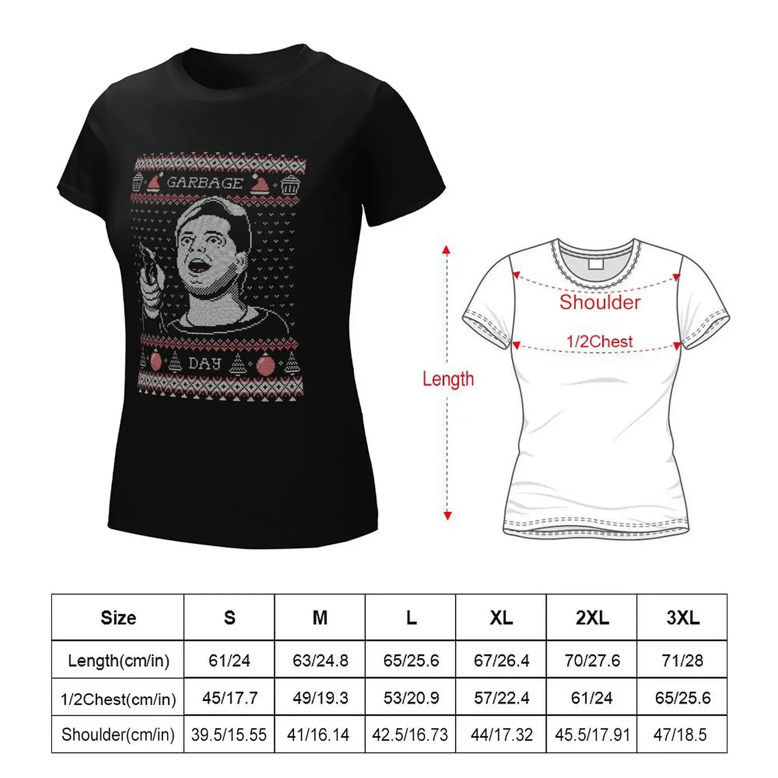 Garbage Day T-Shirt hippie clothes kawaii clothes tops summer clothes white t-shirt dress for Women sexy