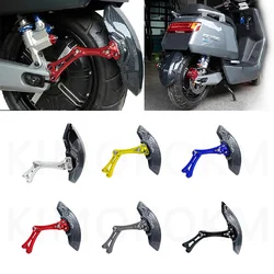 Universal Carbon Fiber Fender Splash Guard Cnc Aluminium Alloy Fender Mudguard Electric Fender Motorcycle Vehicle Imitation