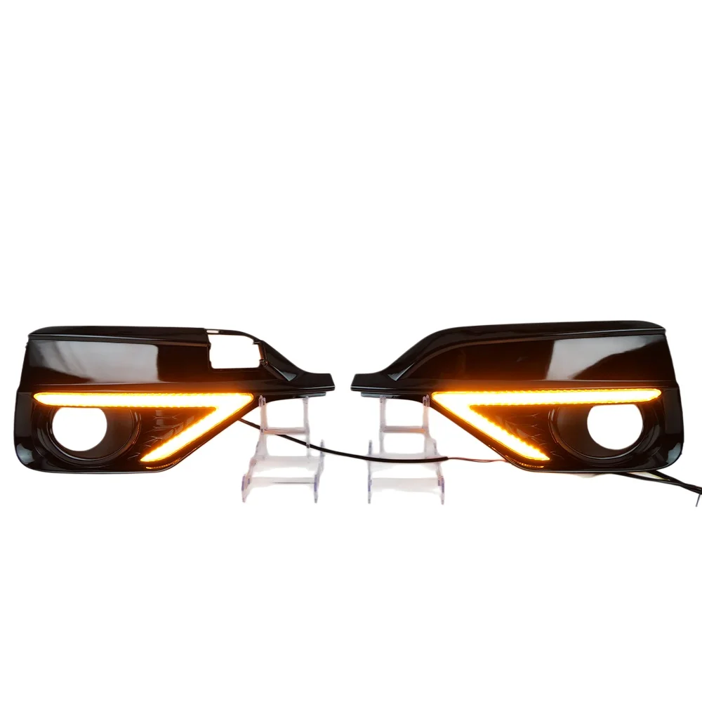 Daytime Running Light DRL For Honda Fit Rs 2018 Seven Shape Dual Color Dynamic Lighting