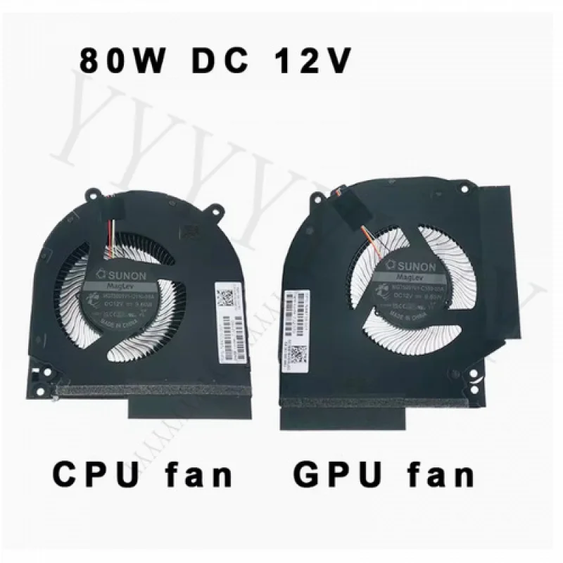 

Y Y Y New for HP Gaming Laptop 16-s0007ax TPN-C170 fan DC 12V 80W