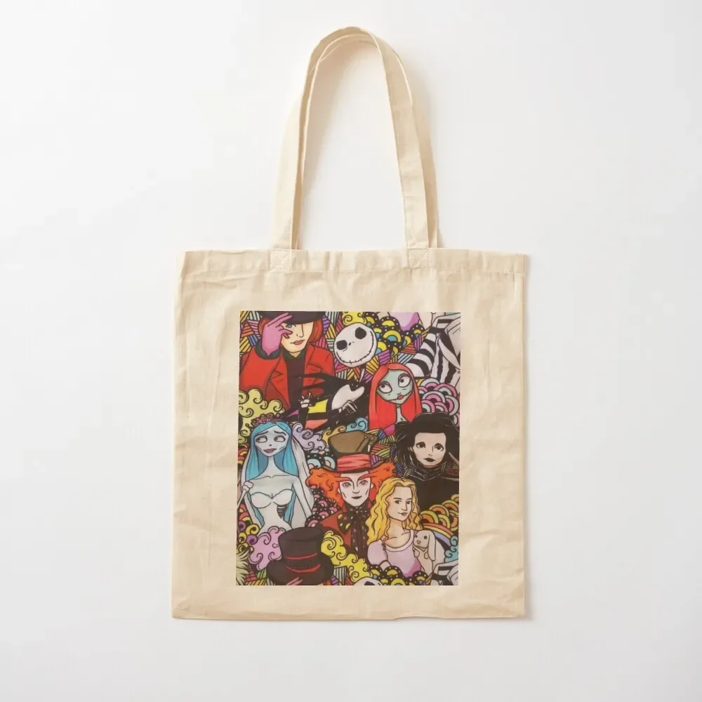 

Tim burton world Tote Bag Beach bag bags cloth bags canvas