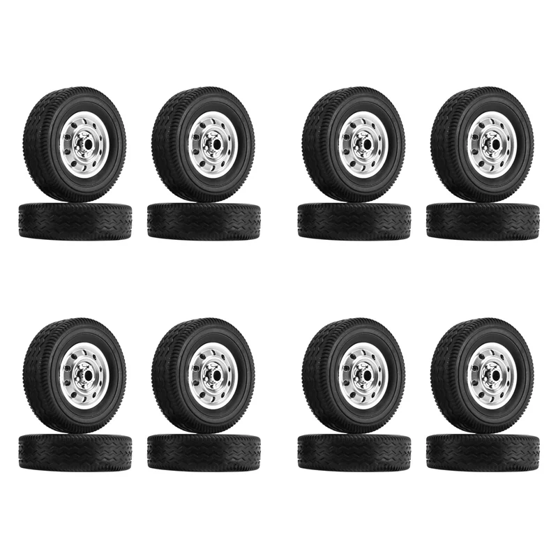 Pneu de roue ABUM-16Pcs pour WPL D12 1/10 RC camion voiture bricolage mise à niveau pièces de rechange accessoires