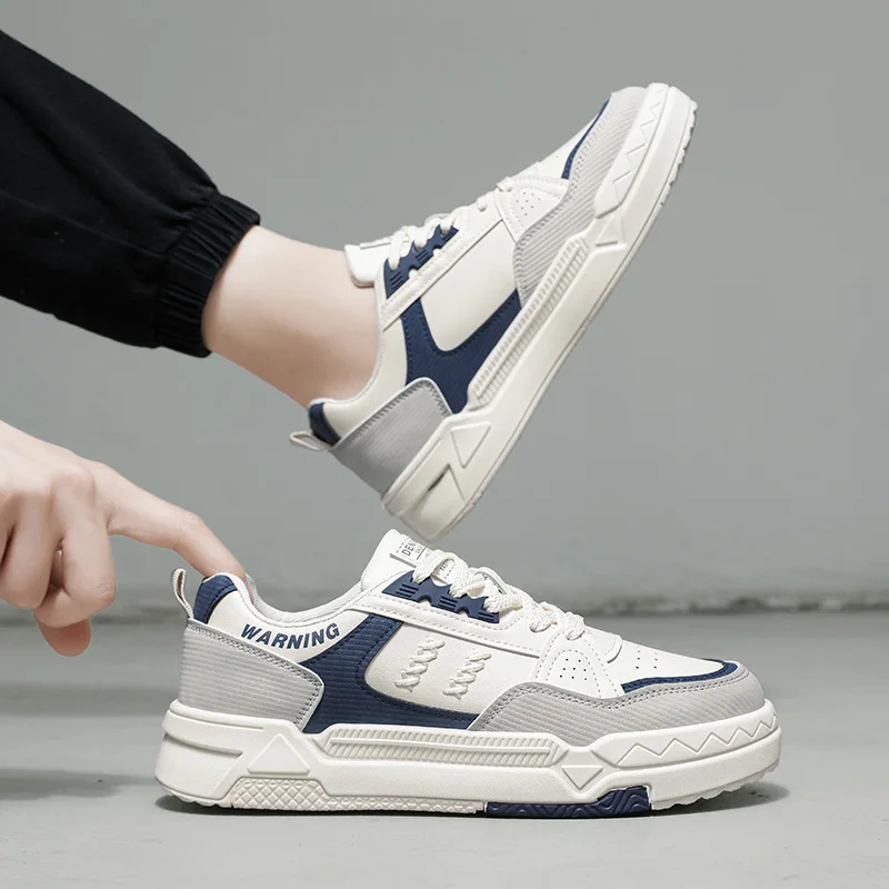 

Men Vulcanized Shoes Fashion Skateboard Shoes Outdoor Lace-up Training Shoes for Sneaker Leisure Commuting Outdoor Board Shoes