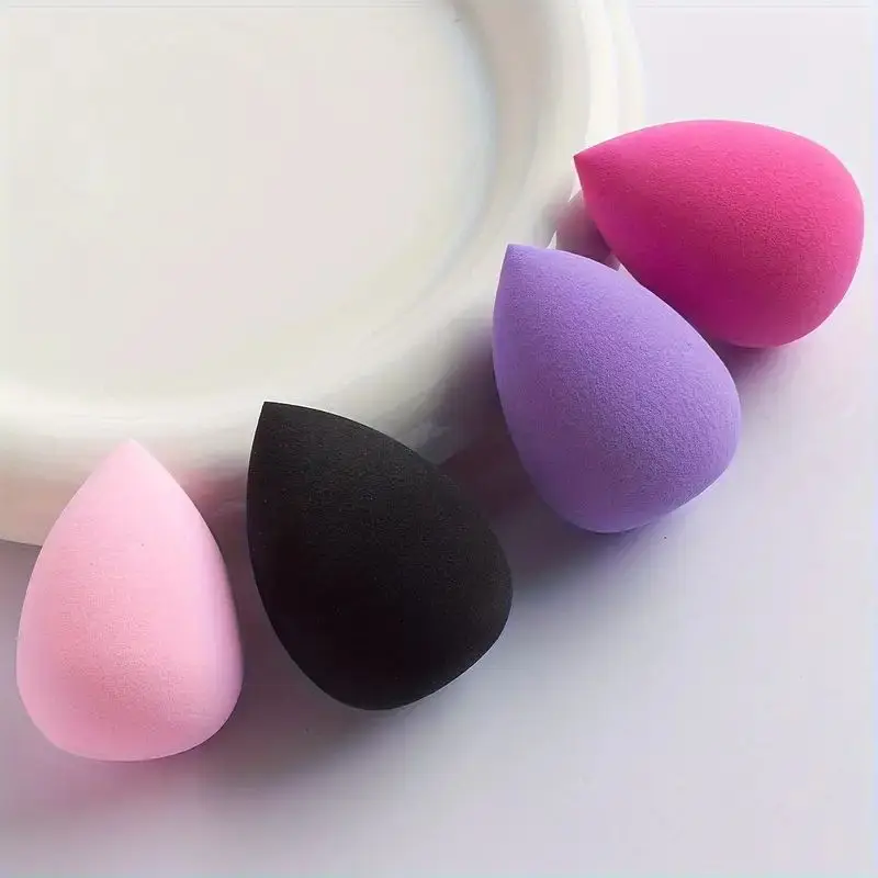 25pcs SoftTouch Hydrophilic PU mini Makeup Sponge Kit - Flawless for Liquid, Cream, and Powder - Unscented, Ideal for Normal