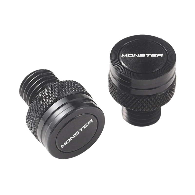 For DUCATI Monster 821 1200 1200S 1200R ST2 695 696 796 797 821 Motorcycle M10*1.25 Aluminum Screws Bolts Mirror Hole Plugs Cap