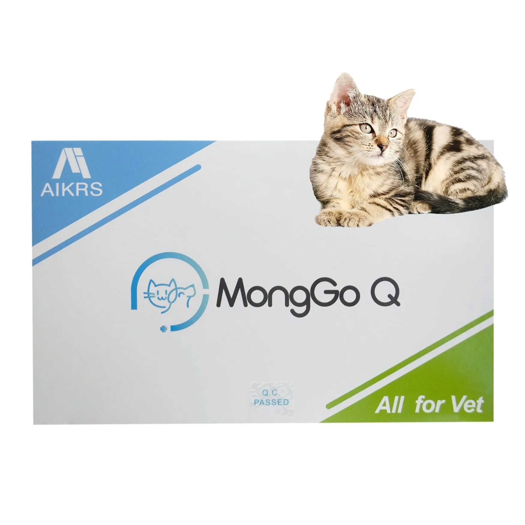 

MongGo Q-Canine Heartworm Tick Diagnostic Health Testing Kit for Dogs, CHW Auxiliary Lyme, 10-packed