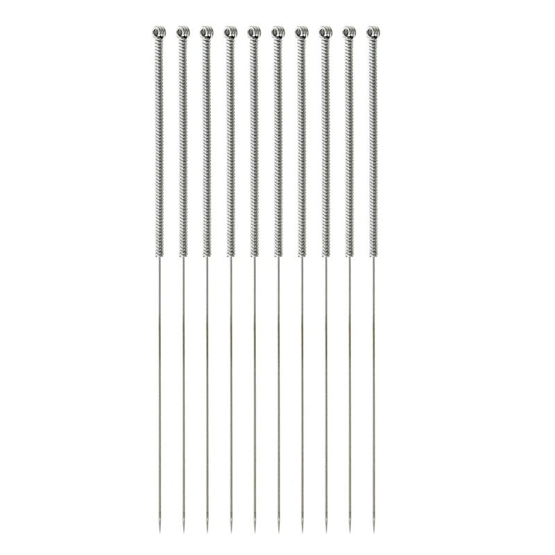 20CB 10x Nozzle Cleaning Needles 0.2/0.25/0.3/0.35/ 0.4mm Stinless Sturdy and Durable