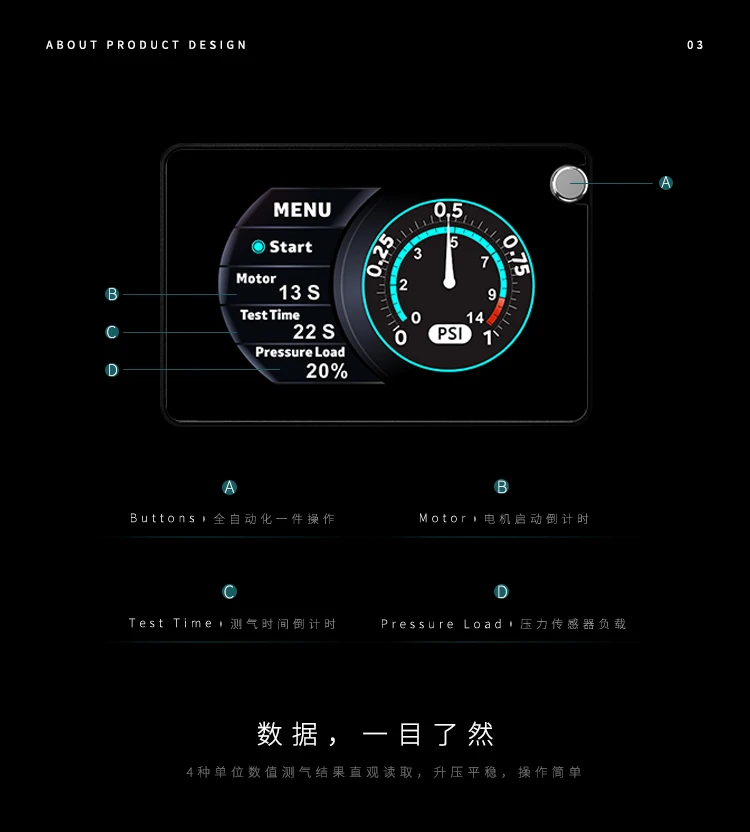 Imagem -06 - Gran- Tester de Gás Selado Totalmente Automático Tela Oled à Prova de Vazamento Sistema de Teste de Refrigeração Corporal gy