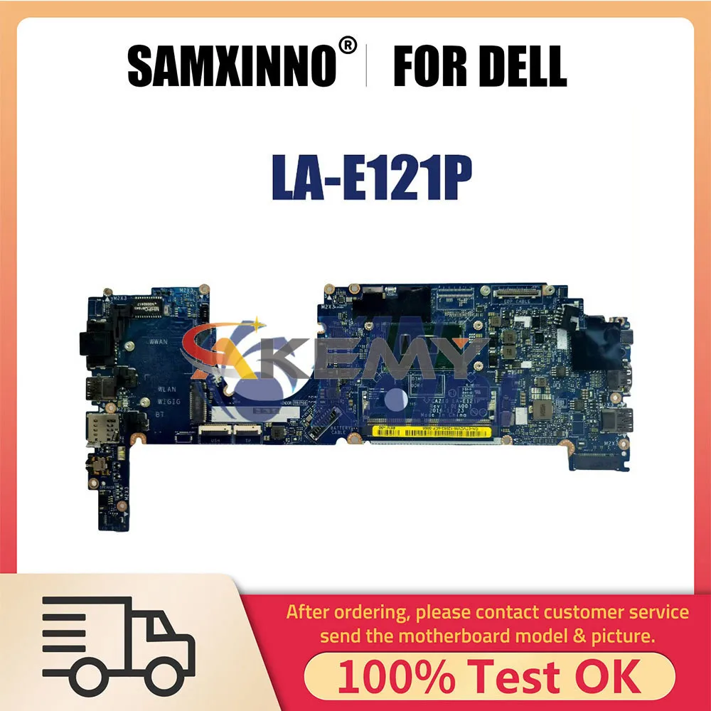 

Notebook Mainboard For Dell Latitude 7280 E7280 HP2CR CN-0HP2CR LA-E121P Laptop Motherboard With I5 I7 6th 7th CPU 100% Tested