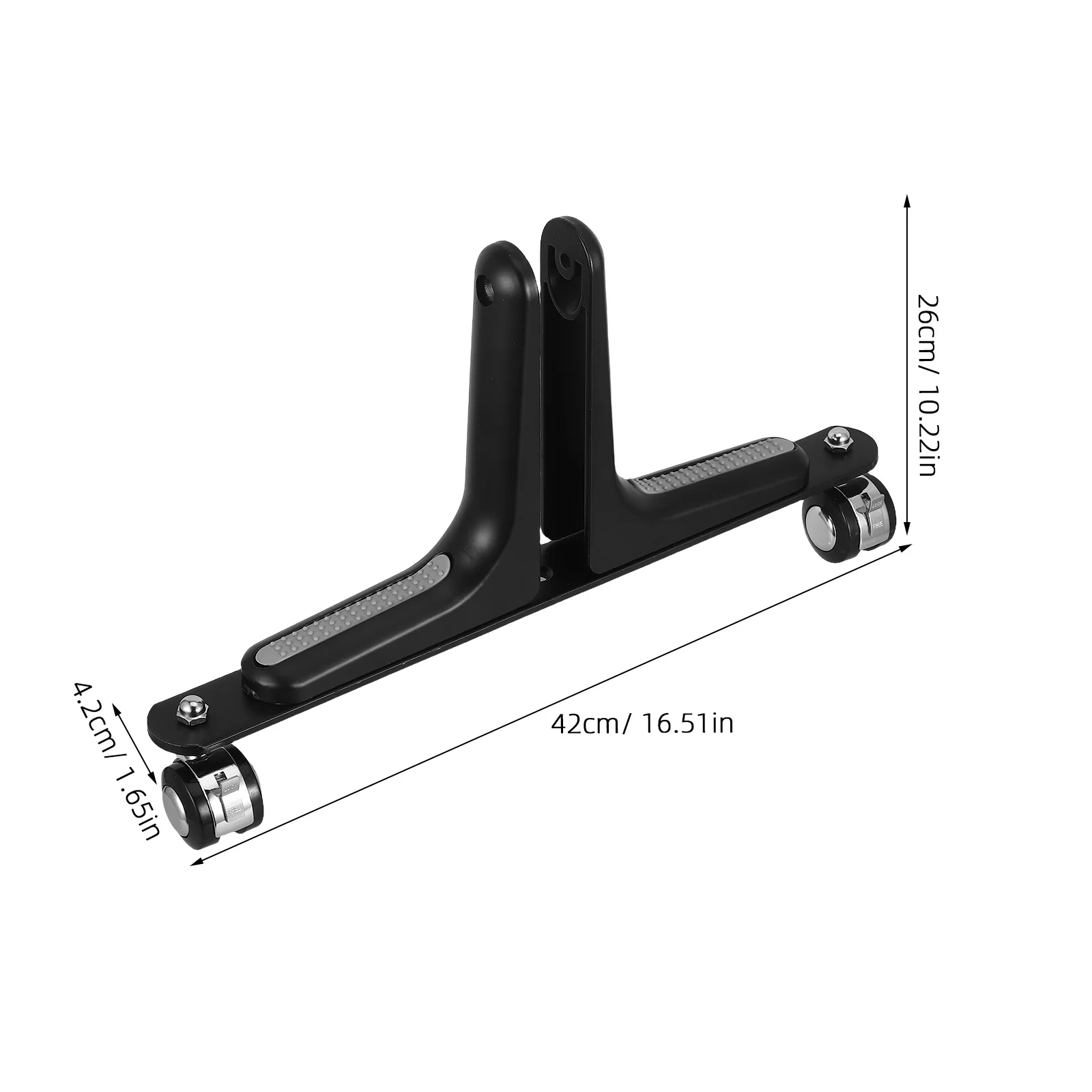 Heavy Duty Garden Screen Base with Wheels Adjustable Alloy Stand for Privacy Divider Outdoor Freestanding Portable Partition