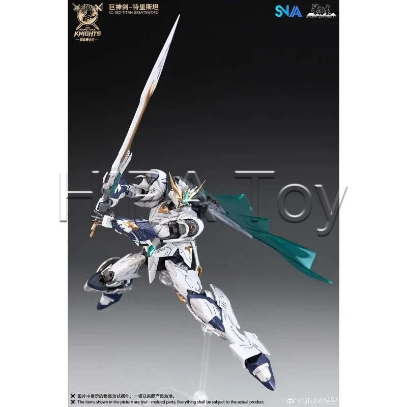 【In stock】SNAA Knights of The Round Table Model Kit Greatsword Tristan, Spear Lamorak, Percival & Gawain Mecha Action Figure