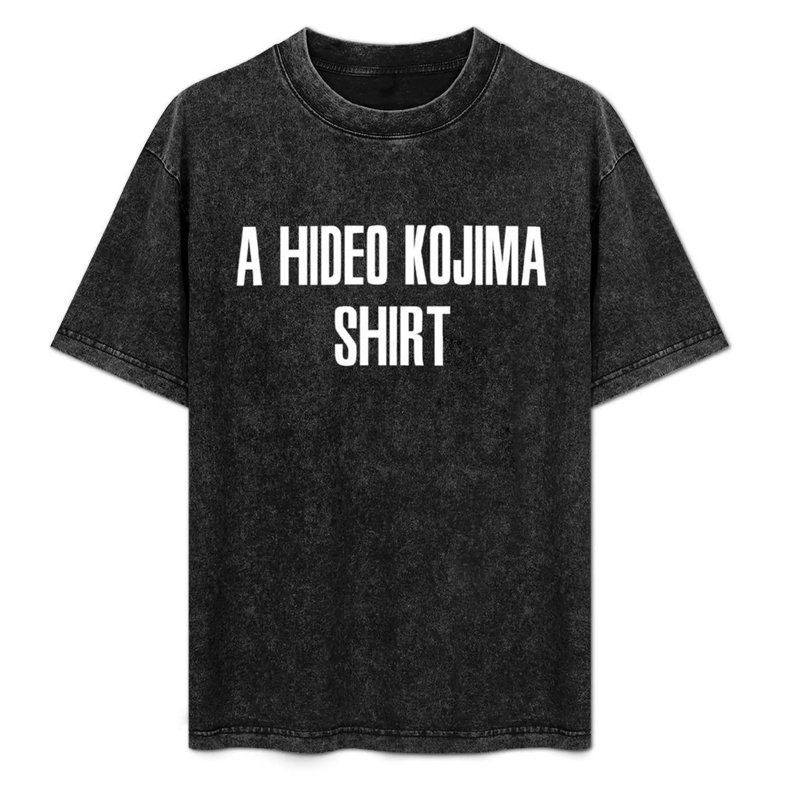 Camiseta Hideo Kojima Made Everything, talla grande, para uso diario