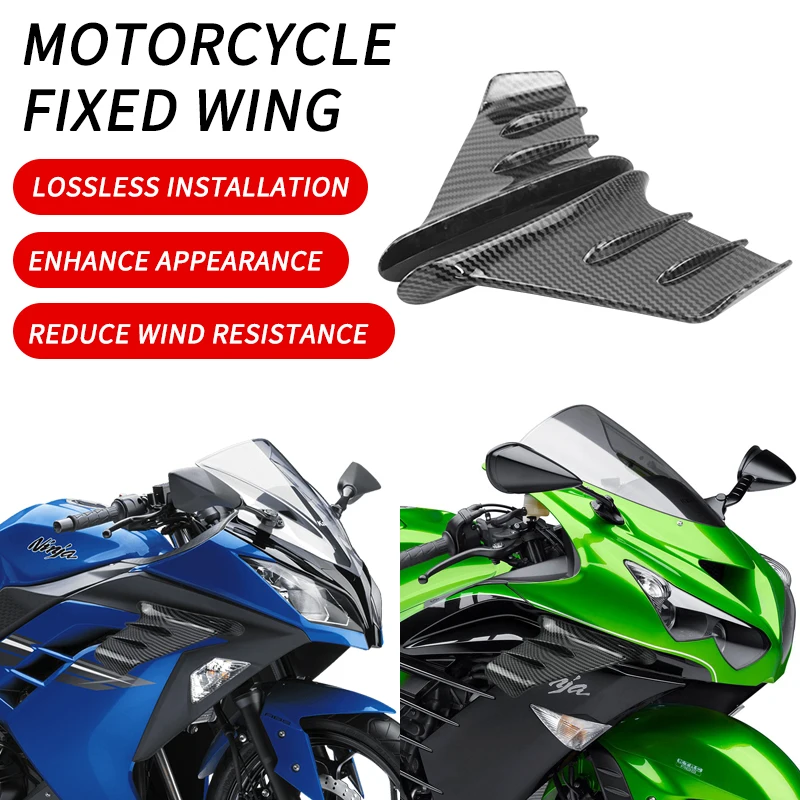 Motorcycle Spoiler Wing Aerodynamic Winglet For Yamaha YZF R1 R6 R25 R7 R3 for Bmw S1000RR S1000R S 1000 RR/R 1000R 1000RR