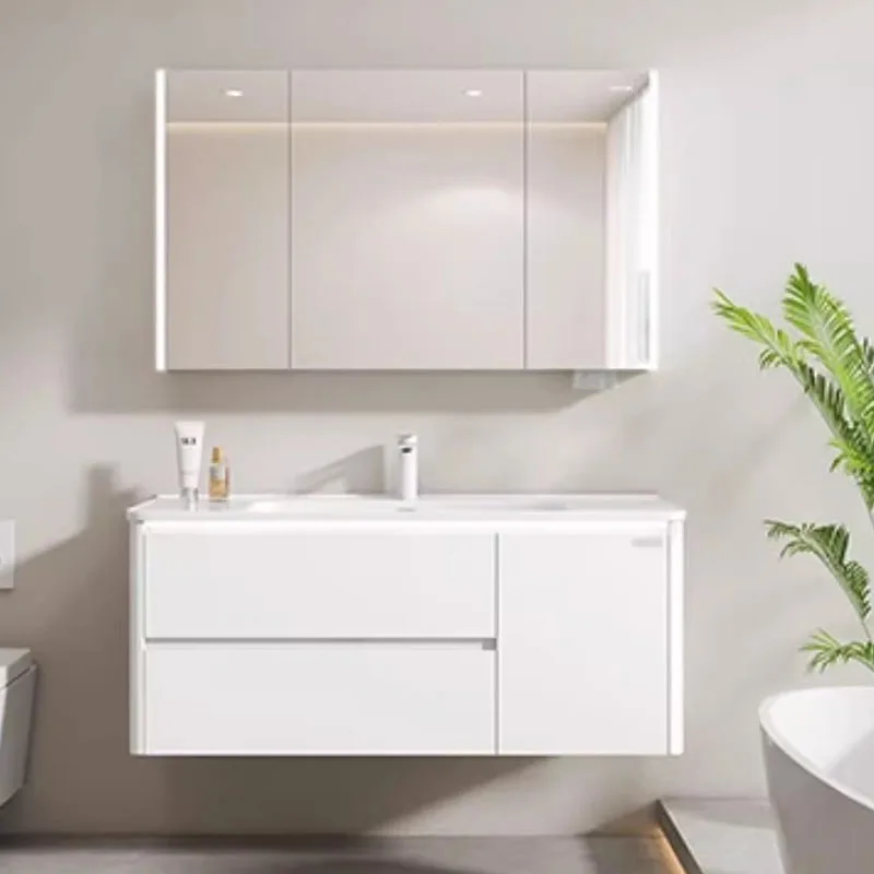 تخزين خزانة حمام بيضاء ورقة أقسام فاخرة حديثة عرض خزانة المرحاض منظم أرشيفادوريس أثاث الفندق #3