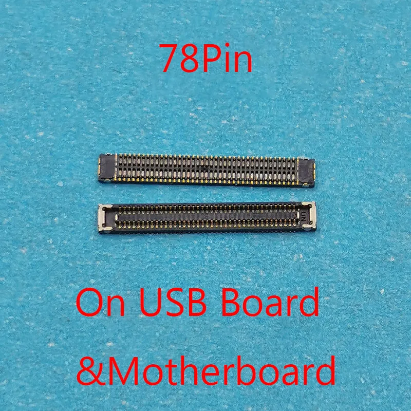 Conector FPC de Carregamento USB a Bordo, Carregador 78Pin, Samsung A41, A51, A31, A71, A30S, M31S, A21S, A70S, A40, A70, A80, M51, A90, 10-100 PCes