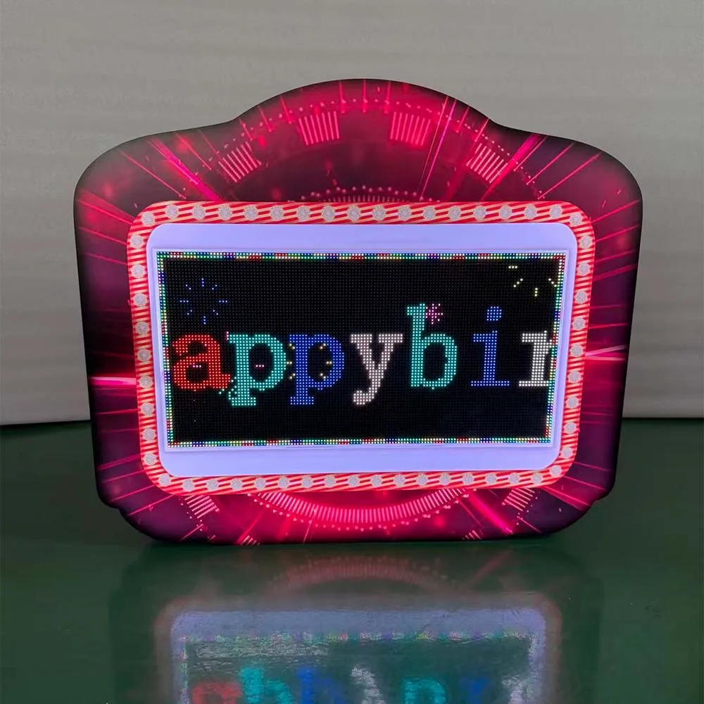 Led  Marquee Sign with Digital Screen APP Control Bottle Presenter Marquee Sign Board Led Bottle Glorifier