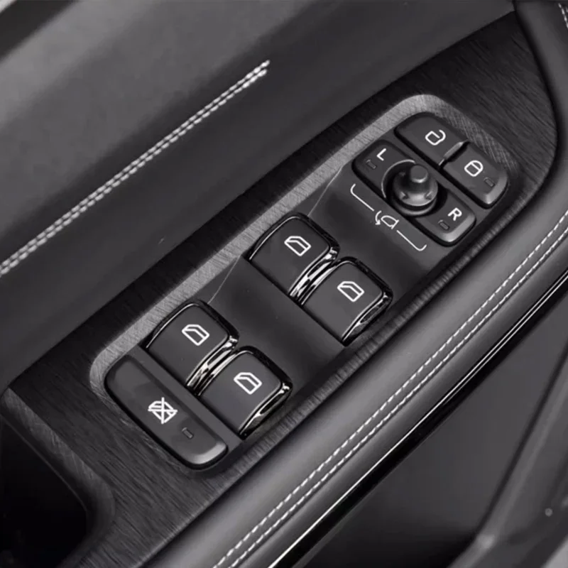 

Car Carbon Interior Sticker Window Lifting Panel Decal For LYNK&CO 01 2022-Present LHD Gear Inner Door Protective Film Accessory