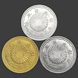 Japan Taisho 12 year Gold/Silver/Antique Copy Phoenix Coin Crafts Collection Medal Home Decoration Gift