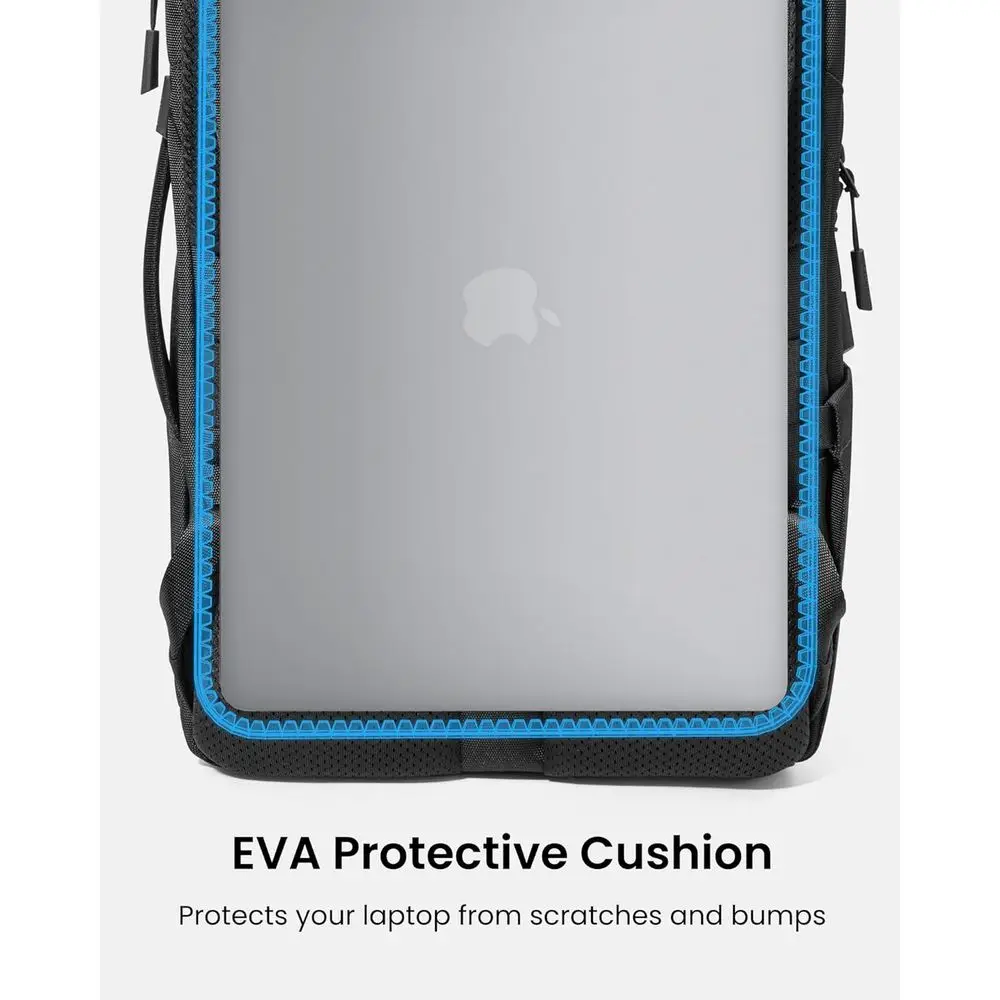 حقيبة ظهر للكمبيوتر المحمول، حقيبة للكمبيوتر المحمول للرجال والنساء، حقيبة ظهر يومية للكمبيوتر سعة 24 لتر أو حقيبة ظهر للكمبيوتر المحمول مقاس 16 بوصة، حقيبة يومية للعمل أو التنقل أو الأعمال التجارية، C