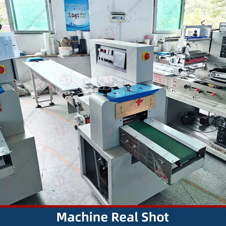 Confezionatrice automatica di carta velina bagnata per tessuti facciali con sacchetto per cuscini in plastica orizzontale