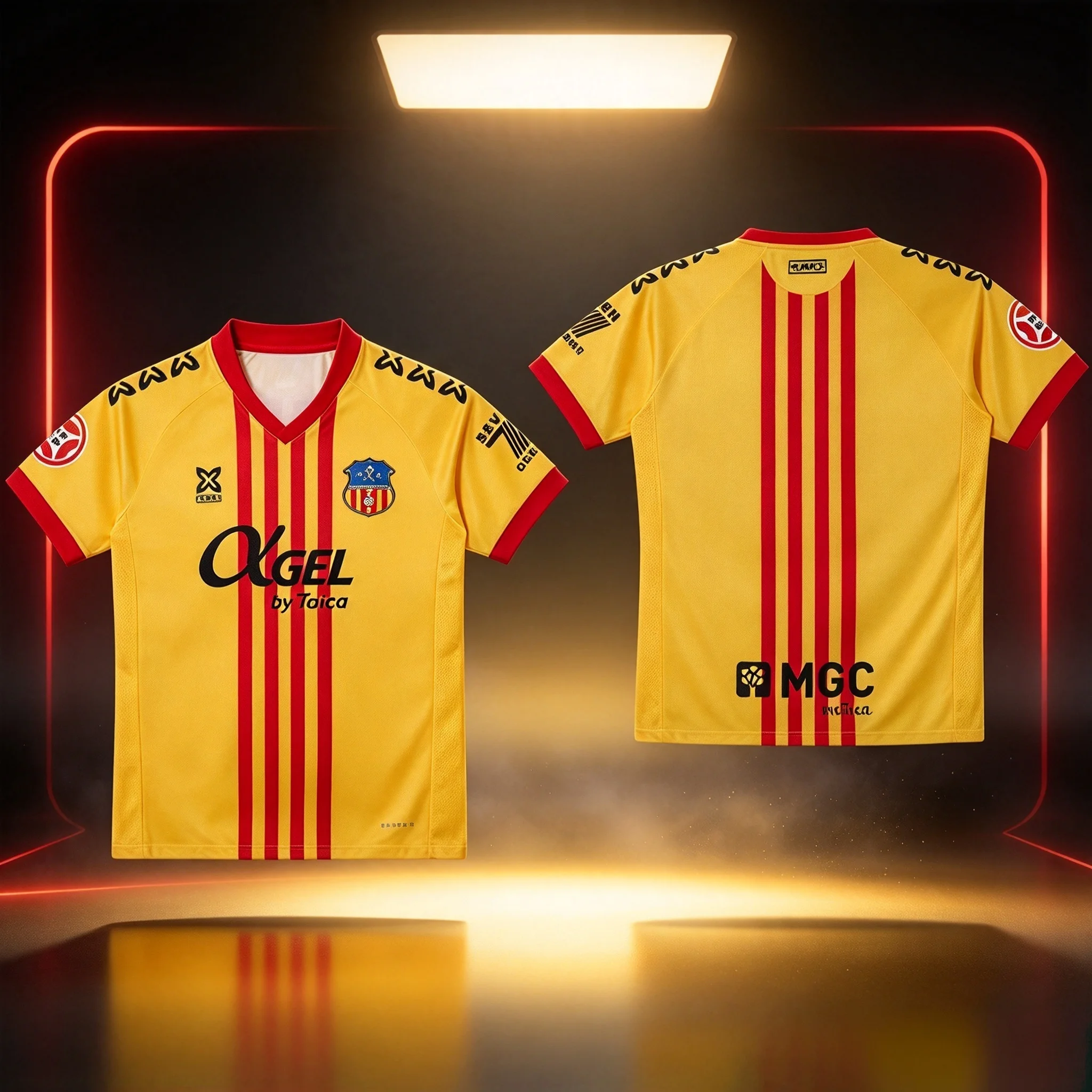 2627Maillot de sport Sant Andreu à manches courtes,à séchage rapide, imprimé à rayures vertical Quick drying comfortabletop tee