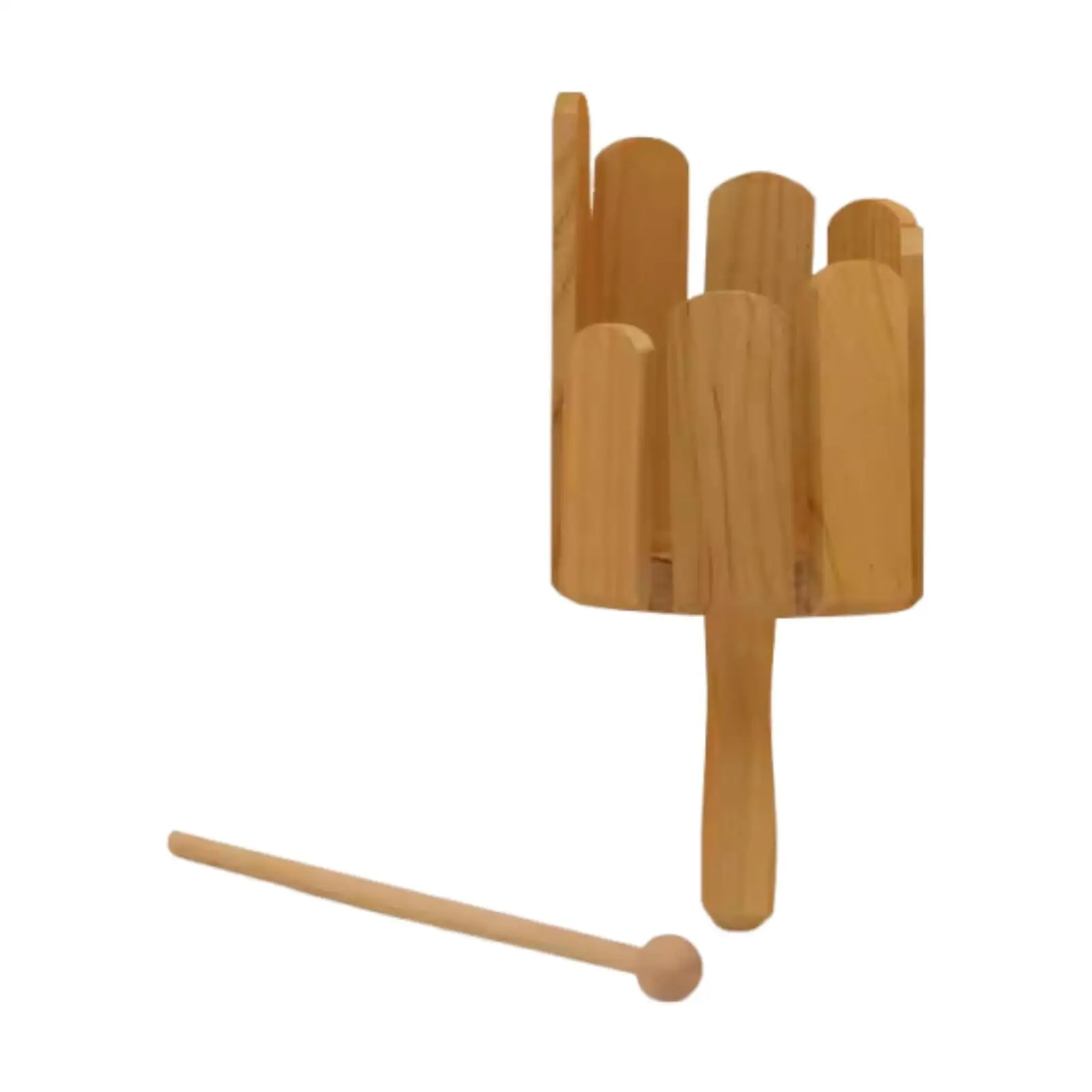 木製撹拌ドラム 木製サウンダー マレット付き 子供用楽器