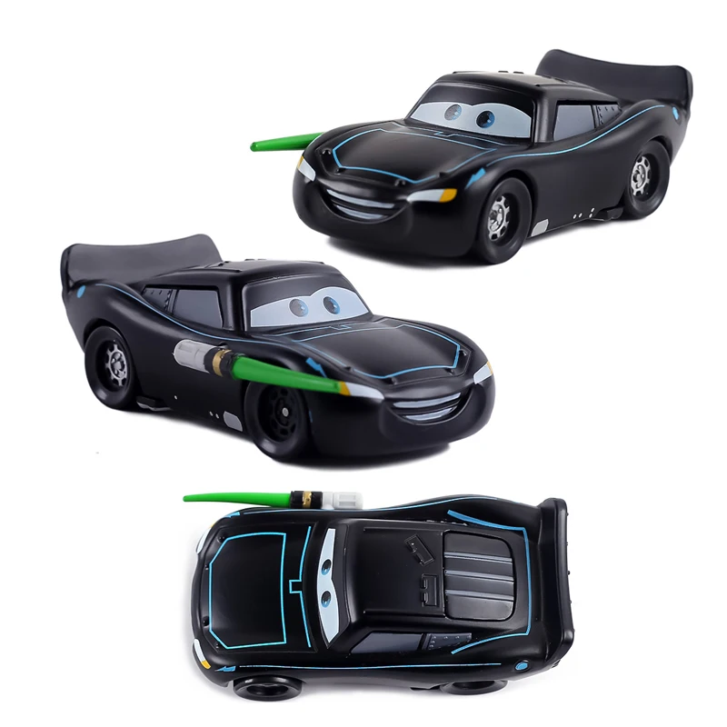 

Disney Pixar Cars 2 3 Black Knight McQueen 1:55, литая под давлением металлическая модель автомобиля, подарок на день рождения, развивающие игрушки для детей и мальчиков