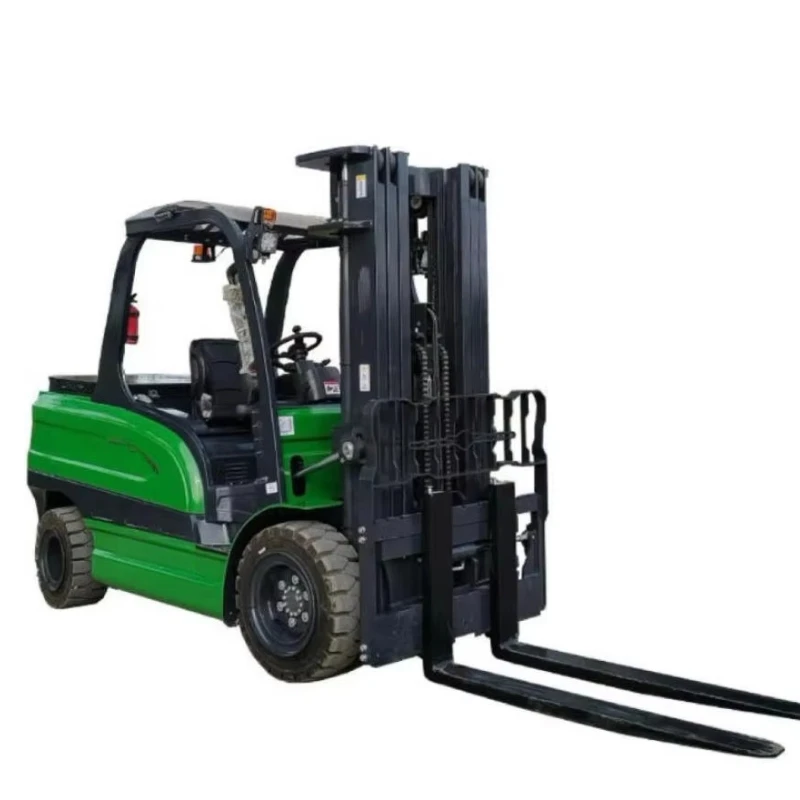 Fast Discharge Lithium Powered Electric Forklift Instant Lifting Response Logistics Warehouse Cargo Piling Equipment