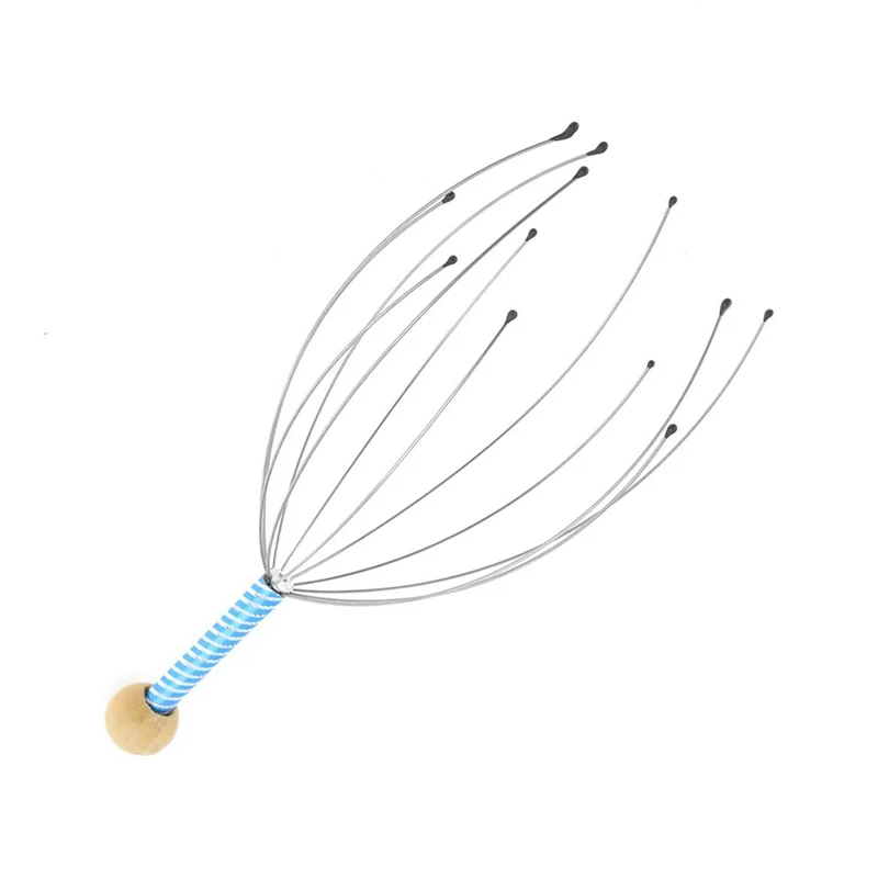 HIM-2X Металлический массажер для снятия стресса и шеи, кожи головы, расслабляющий массажер