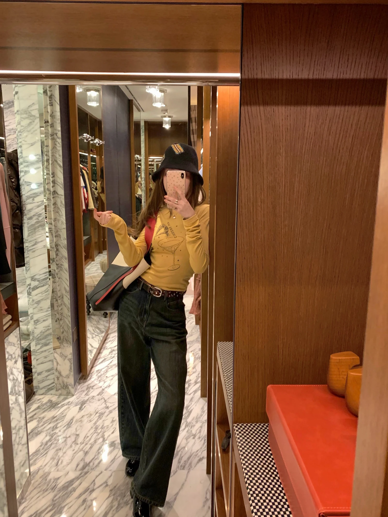 

Официальная мягкая трикотажная футболка Realzz с длинным рукавом и принтом красивой женщины и бокала вина, повседневный топ приталенного кроя для женщин