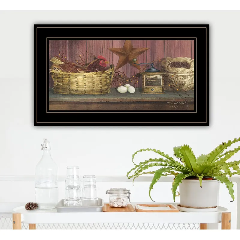 Rise and Shine by Billy Jacobs, Ready to Hang Framed Print, Black Frame