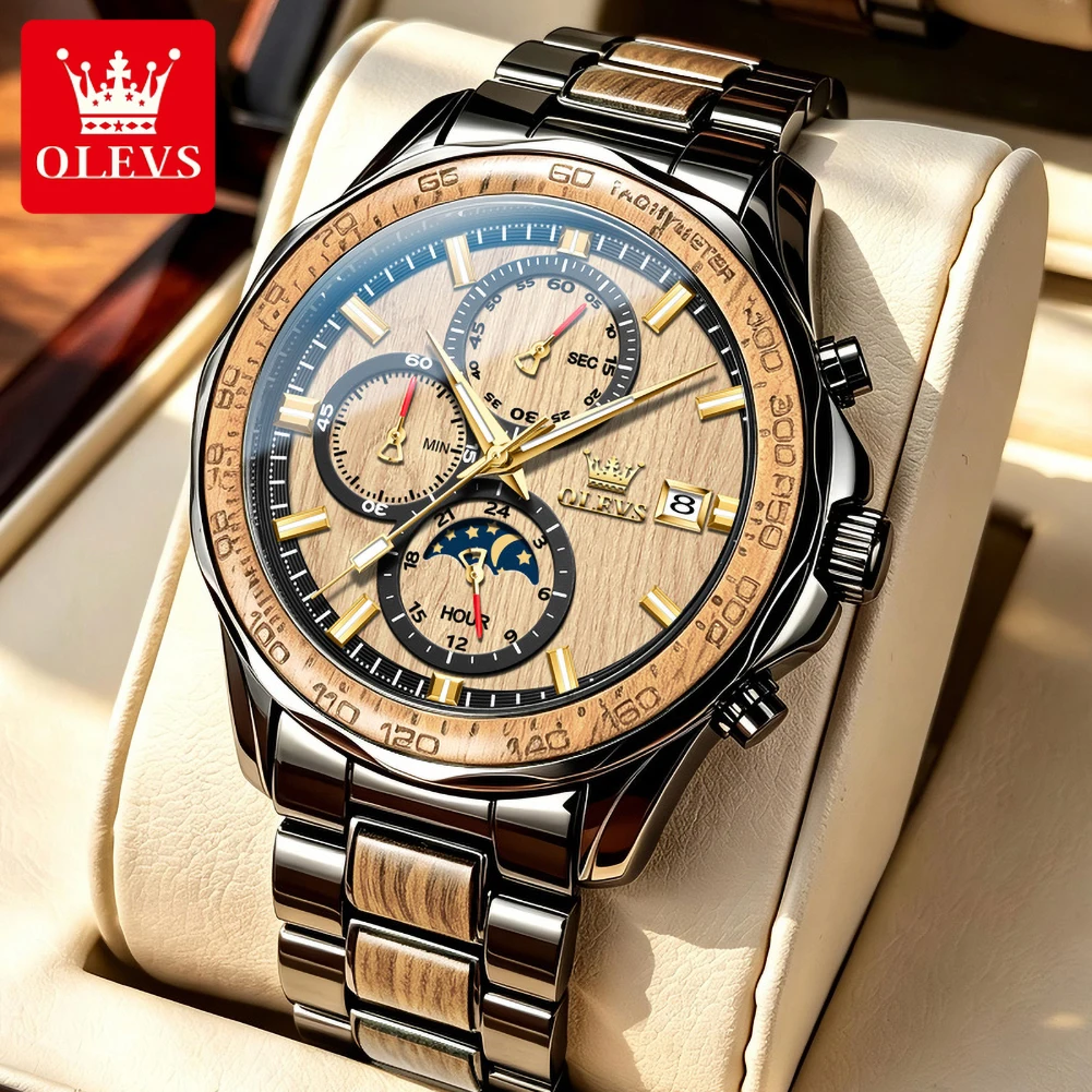 olevs-3750-quartz-movement-watch-for-men-moon-phase-calendar-window-inlaid-wood-steel-strap-30m-waterproof-hd-luminous-watch