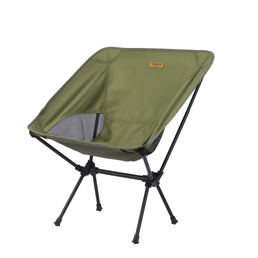 TARKA Opvouwbare campingstoelen Set Lichtgewicht klapstoel Ultralichte backpacken Maanstoelen voor tuinpicknick Strandvissen