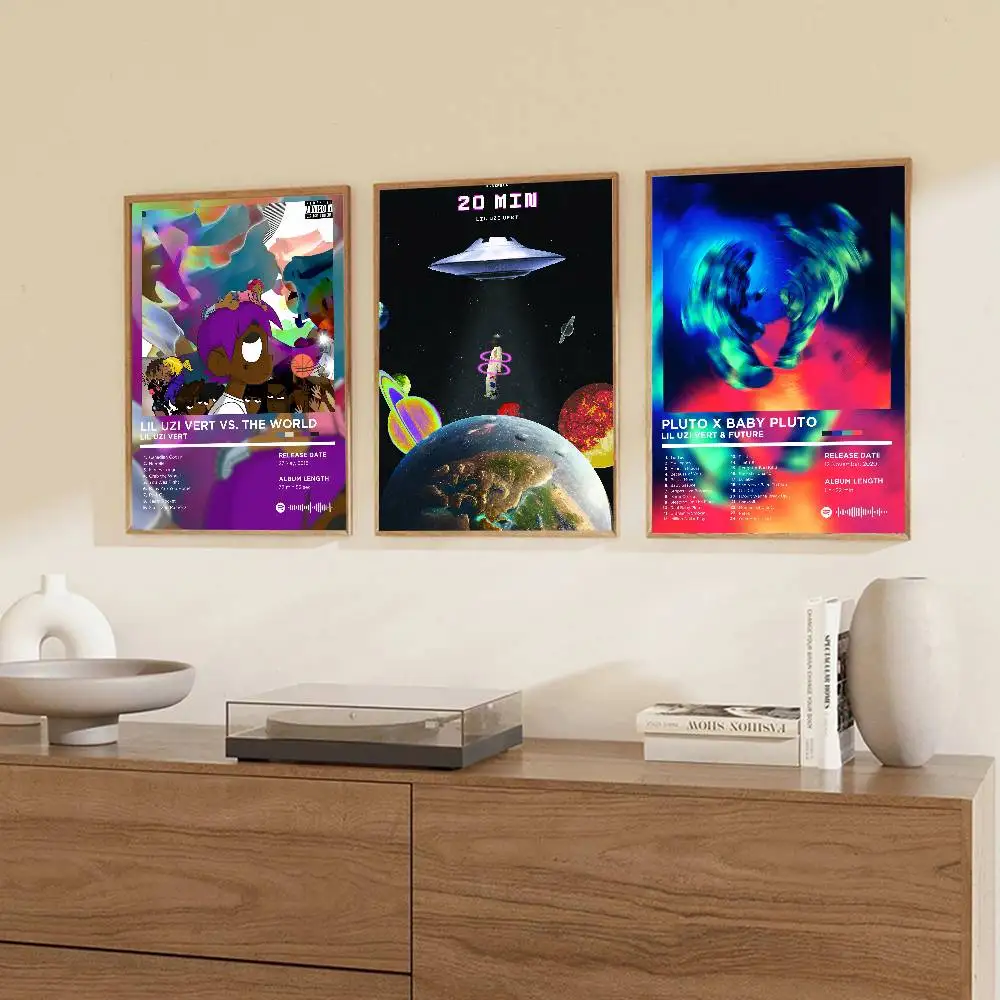 مغني الراب ليل عوزي فيرت ألبوم الموسيقى ملصق غرفة نوم ملصقات جدار غرفة المعيشة مدخل جدارية ديكور المنزل