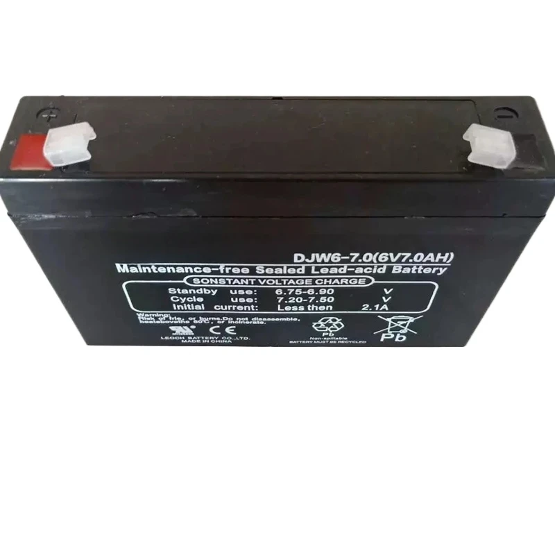 DJW6-7 6V 7.0AH Storage Battery Maintenance Free for Electric Vehicles 6V7AH Baby Stroller Battery - Image 3