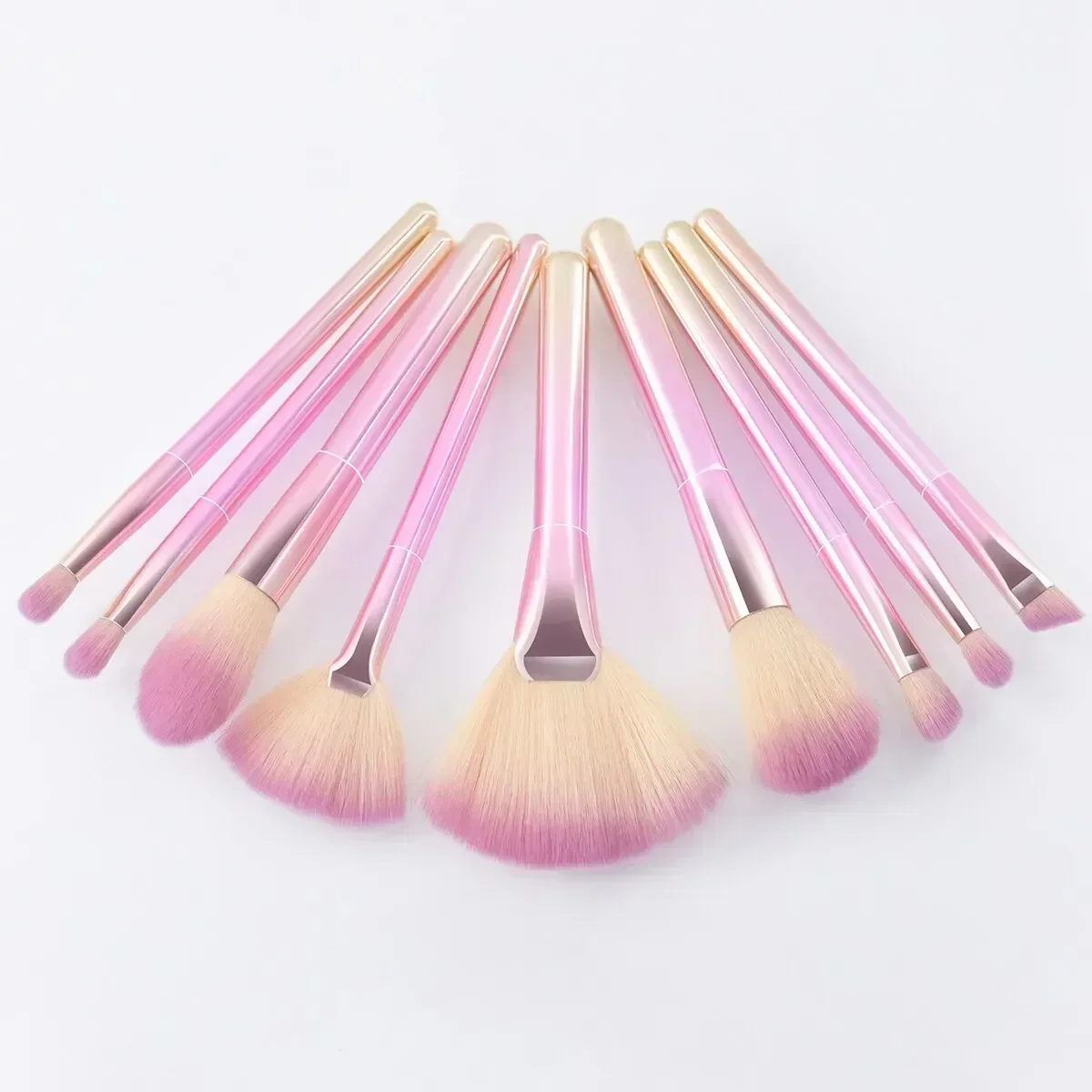 9PCS Color Makeup Brush Set EyeShadow Foundation Women Cosmetic Brush Eyeshadow Blush Powder Blending Beauty Soft Makeup Tool