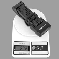 Bicycle Foldable Lock High Security Bike Safety Lock Waterproof Electric Bike Chain Lock for Motorcycle Scooter E-Bike