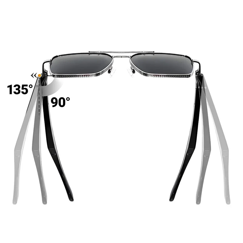 

A51Q-Smart Sunglasses Glasses Music Glasses Outdoor Sports Waterproof Anti-UV Bluetooth Glasses Call For Men Women