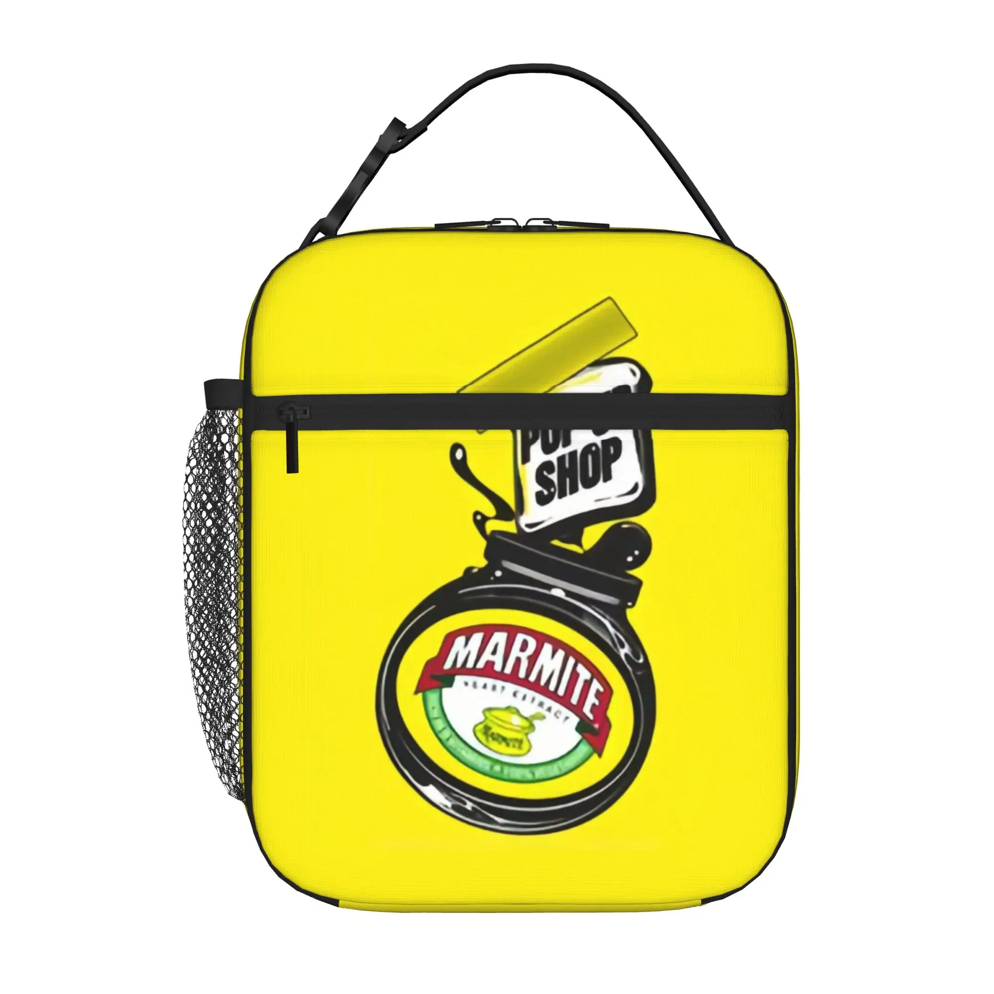 1 Piece Zipper Closure umami condiment  Storage Bag Pocket Marmite School Lunch Food Box Reusable For Lunch Food Bag