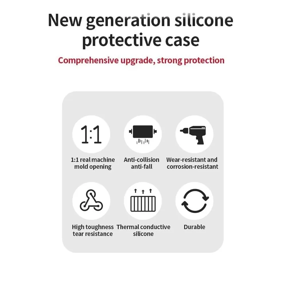 

1/2 и 3/8 защитный чехол для ударной отвертки, резиновые запасные части, защита для ударного гайковерта, короткий защитный чехол