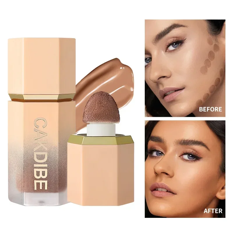 Liquid Bronzers Natural Matte Finish Highlighters Shadow Waterproof Contouring Wand V-face Shaping Contour Pen Face Makeup