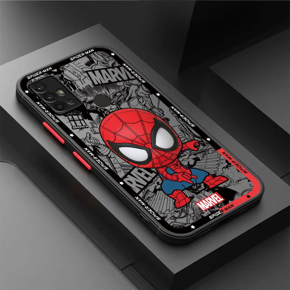 Cartoon Spiderman Groot Telefoon Hoesje Voor Samsung Galaxy A10 A20 A20 A30 A50 A70 A02 A03 A04 A11 A42 A71 5G A03s A04e Cover